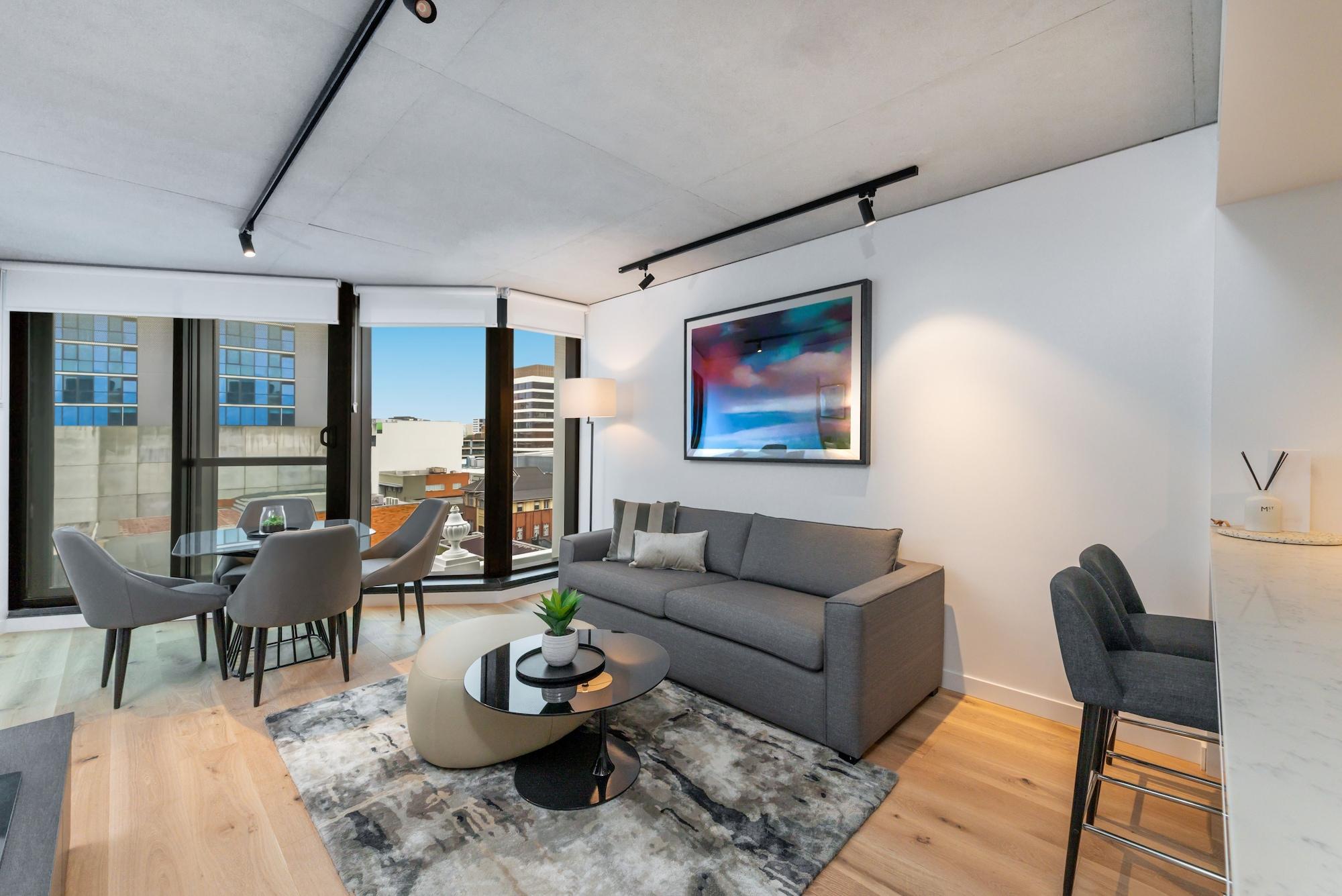 Aparthotel Fv By Peppers Brisbane Exterior foto The interior of a typical apartment