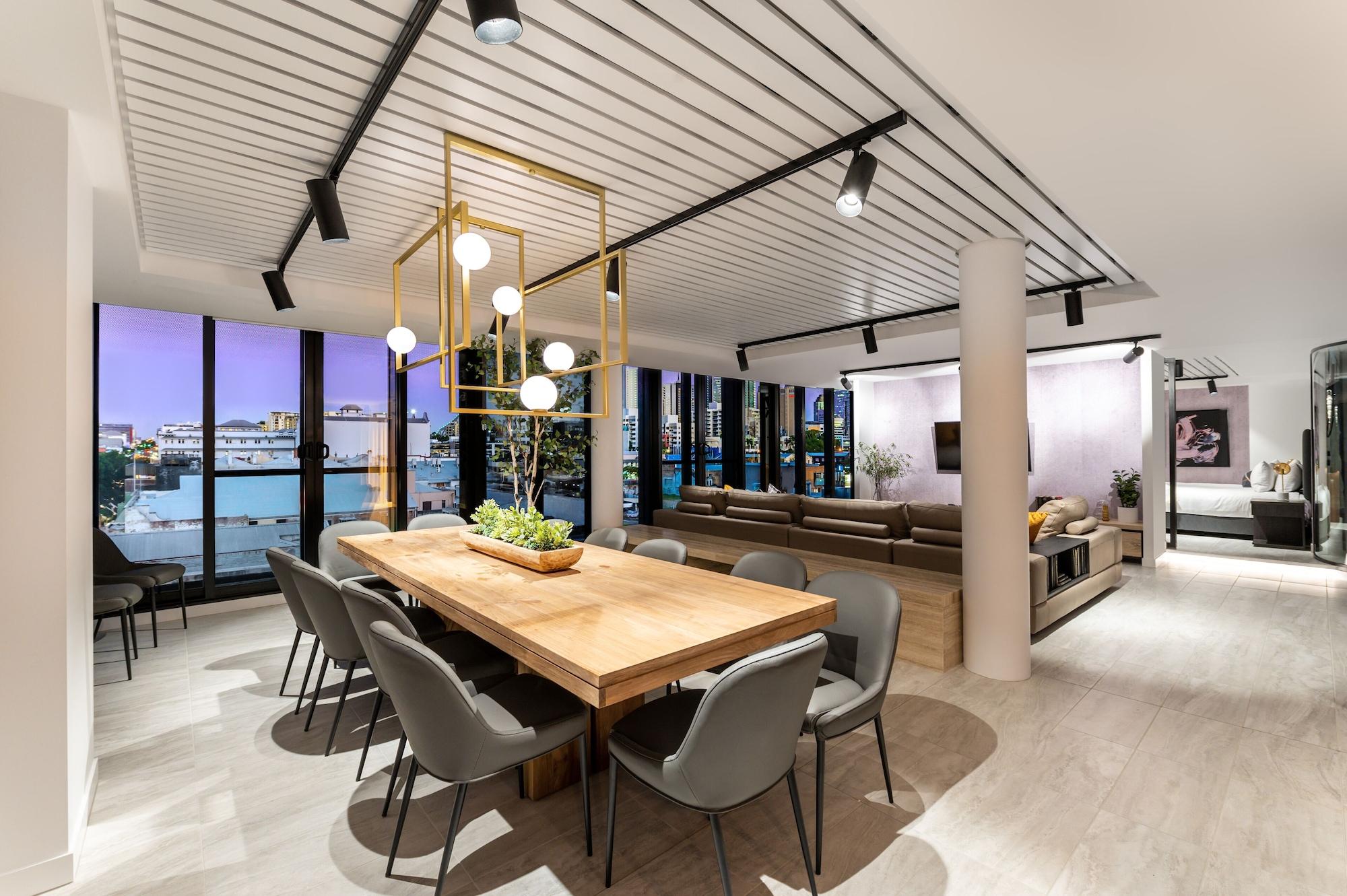 Aparthotel Fv By Peppers Brisbane Exterior foto The interior of a typical apartment