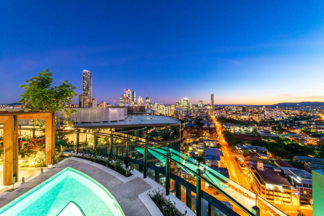 Aparthotel Fv By Peppers Brisbane Exterior foto View from the rooftop pool